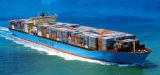 GFK Rumpf 6000 TEU Containerschiff REGINA MAERSK K-Klasse - 1:200