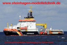 GFK Rumpf NEUWERK Mehrzweckschiff Tonnenleger & Kstenwache - 1:50  157 cm