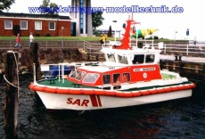 9,5 m Seenotrettungsboot der DGzRS GFK Rumpf und Deck