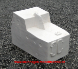 GFK Aufbau Krabbenkutter HAMDAN 18 - Modellmastab 1:20  87 cm