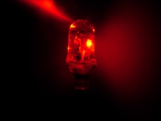 Cleverled RKL rot 8mm Warnleuchte Rundumkennleuchte Beacon Rundumlicht Antikollisionslicht