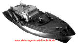 GFK Rumpf fr Japanisches Schnellboot PT 150 / Torpedoboot    1:25    140 cm