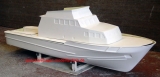 GFK Rumpf Deck und Aufbau Polizeiboot BRGERMEISTER BRAUER - Modellmastab 1:25